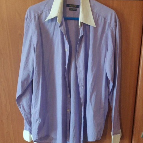 Dino Erre men's shirt XL white and purple like new