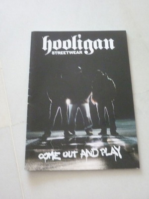 Hooligan Streetwear Come Out And Play football product catalog used