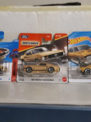 Muscle Car Gold pack of 4, new 1/64 scale models