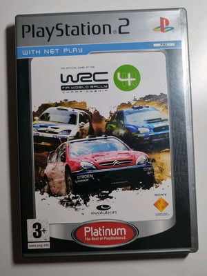WRC 4 Play Station 2 μεταχειρισμένο με θήκη και φυλλάδιο οδηγιών
