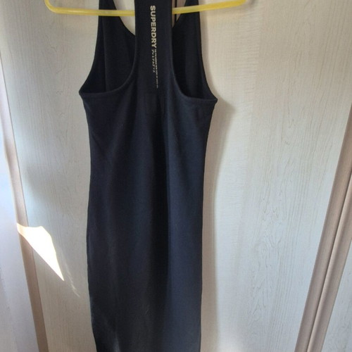 Superdry dress black like new, size S, cotton