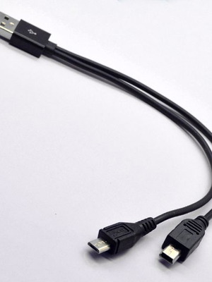 USB cable to Mini and Micro USB like new