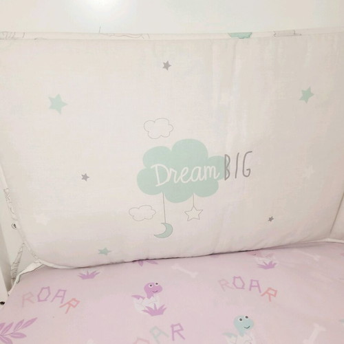 Dumbo Dreams crib sheet like new, 100% cotton, 40×185cm