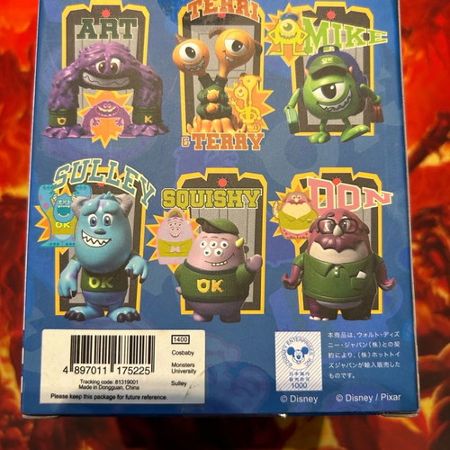 Hot Toys Monsters University Sulley Mini Cosbaby figure new 2017