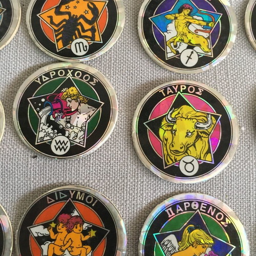 Vintage Zodiac Caps like new, collection of 19 pieces
