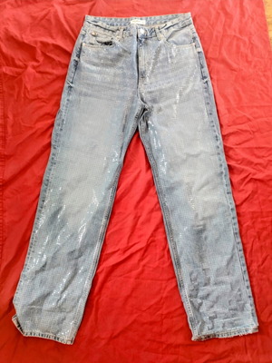 Pull & Bear women's jeans used, size 42, blue