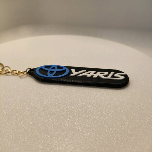 Toyota Yaris keychain new, made with 3d printer