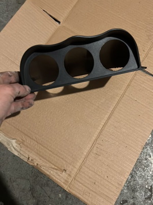 Τριπλή βάση οργάνων 60mm ματ απόχρωσης τύπου Impreza καινούργια