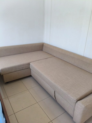 IKEA FRIHETEN corner sofa bed with storage, very good condition