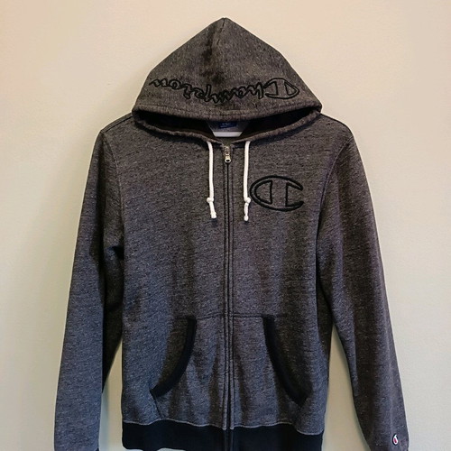 Champion jacket like new, men's, gray, size S