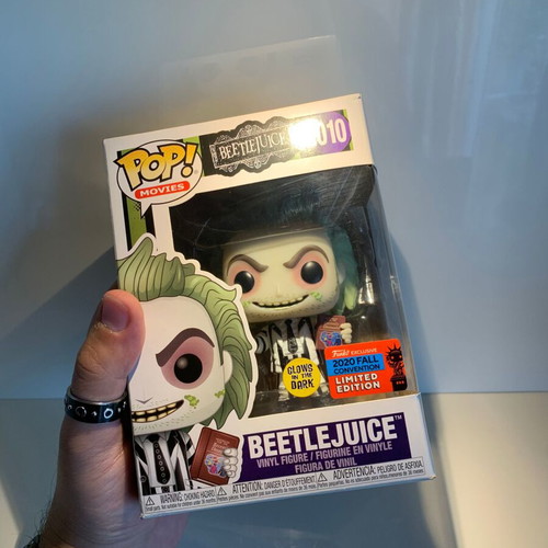 Funko POP! Movies Beetlejuice Glow in the Dark 2020 Fall Convention Limited Edition like new