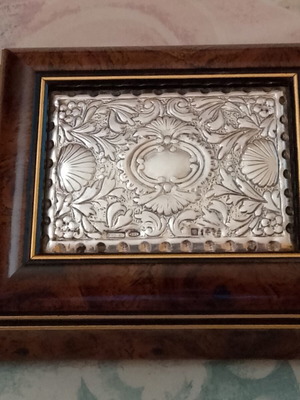 Vintage Italian Jewelry Box 925 Silver like new