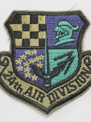 24th Air Division Patch new