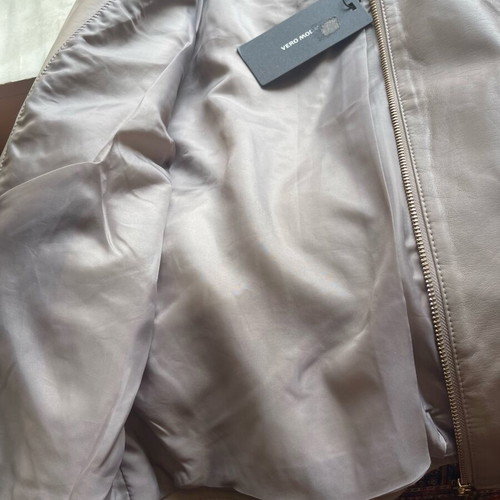 Vero Moda leather jacket new, grey brown