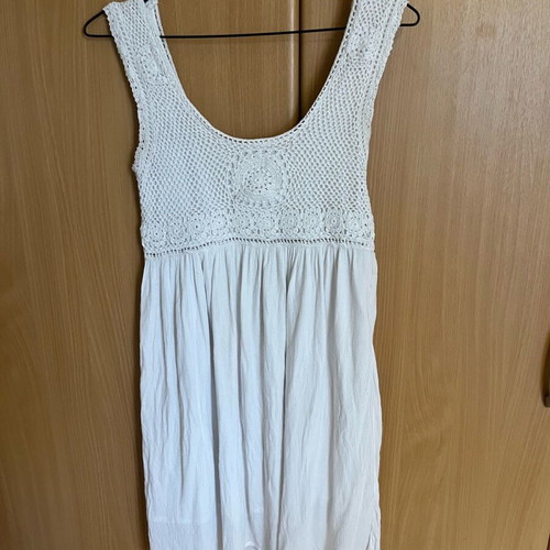Attrattivo dress white like new, summer knit top