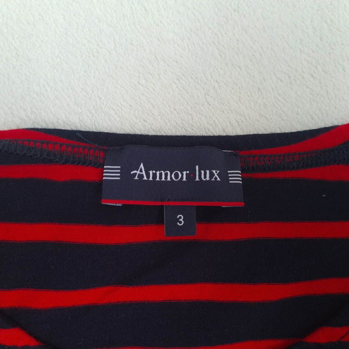 Armor Lux women's striped shirt, size M/L, blue and red