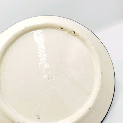 Vintage traditional Spanish hand-painted plate used