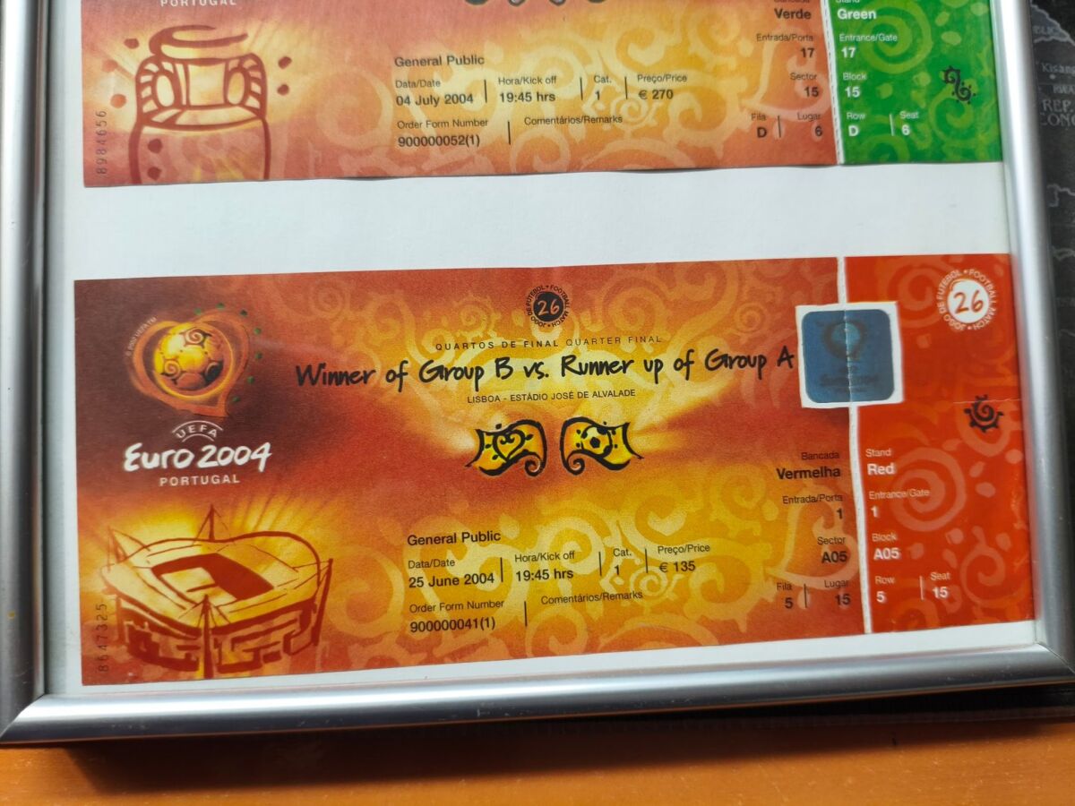 Euro 2004 Set with Final Tickets,… - € 880,00 - Vendora.cy