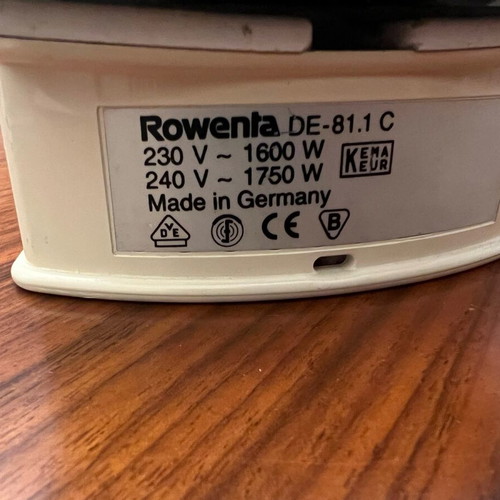 Rowenta Professional iron used, model DE-81.1 C