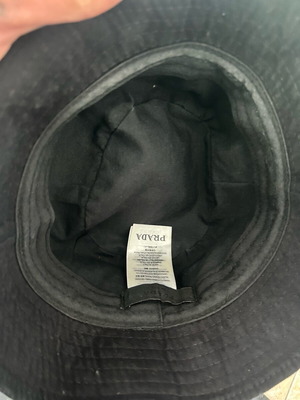 Prada Bucket Hat like new, black