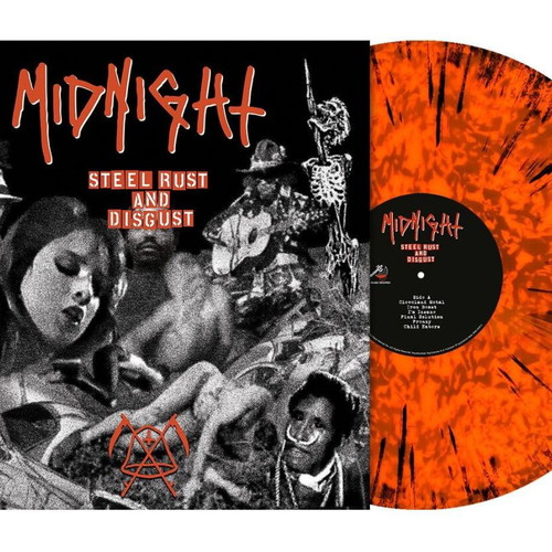 Midnight Steel Rust and Disgust Orange Blackdust vinyl LP new