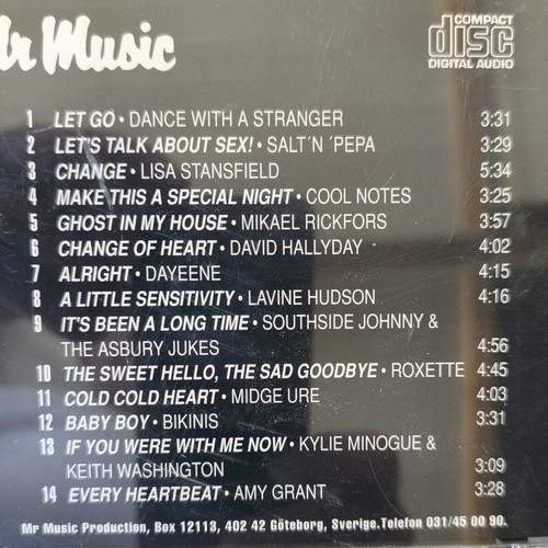 Mr Music Hits 1992 CD συλλογή, 156 τραγούδια, pop dance euro house soft rock