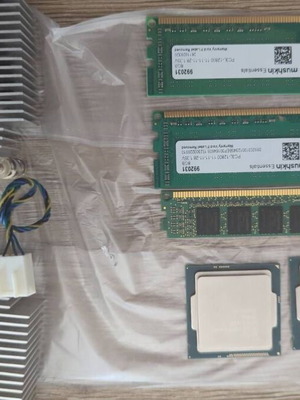 CPU i3-4160T μεταχειρισμένες με ψύκτρες και 2x4GB RAM DDR3 low profile