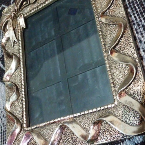 Silver-plated frame used 17.5x22 cm