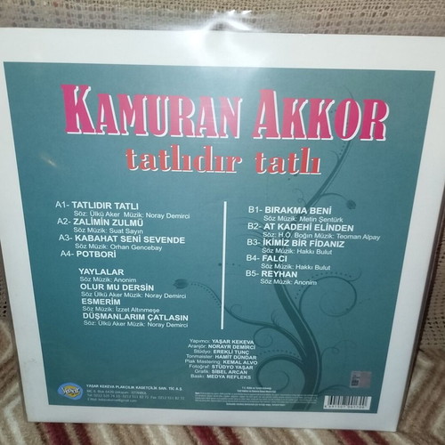 Kamuran Akkor Tatlidir Tatli vinyl record like new