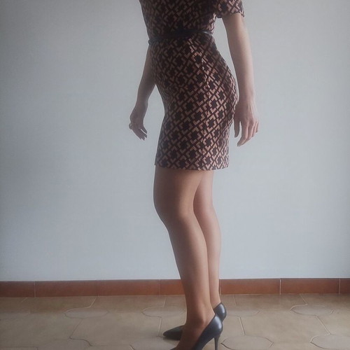 Nice Things Paloma dress used, blue, size M