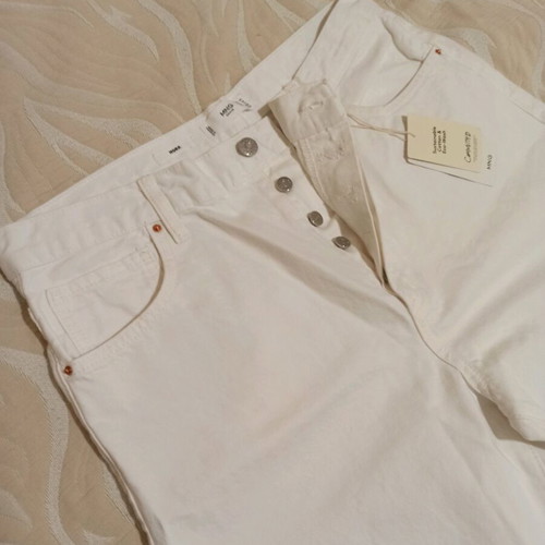 White Mango Jeans size 44 XL new, high waist, slight stretch