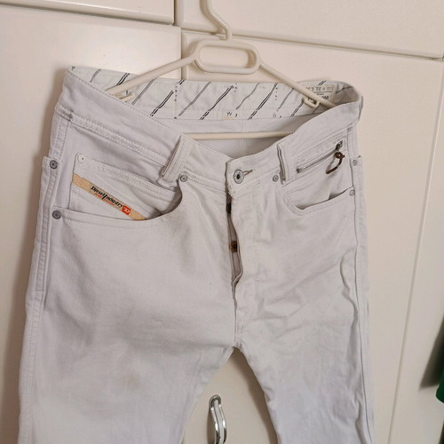 Diesel white denim jeans like new, size XXS
