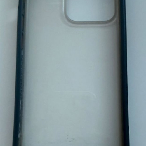 RhinoShield Mod NX iPhone 14 case like new, navy blue frame with clear back