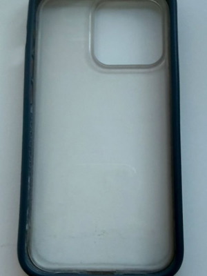 RhinoShield Mod NX iPhone 14 case like new, navy blue frame with clear back