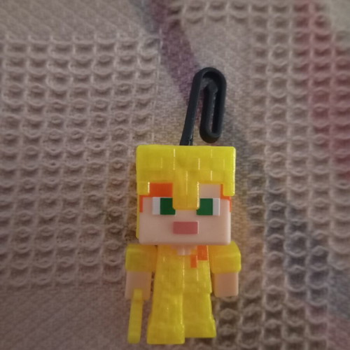 Kinder Joy Minecraft Deco Alex Zipper figure new