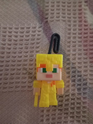 Kinder Joy Minecraft Deco Alex Zipper figure new