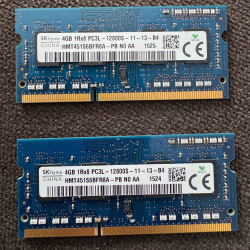 Samsung Ram 4GB DDR3L 1600MHz SODIMM new, pack of 7 pieces