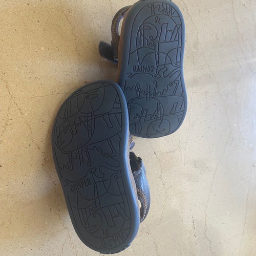 Camper kids sandals like new, blue, size 20