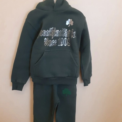 Panathinaikos original baby clothing set, warm, age 2-3 years