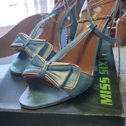 Miss Sixty sandals size 40 blue like new