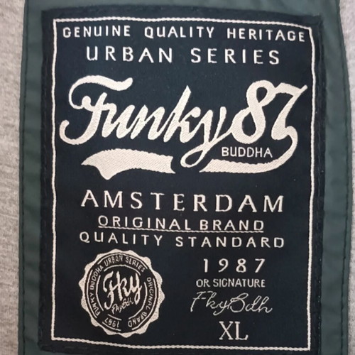 Funky Buddha sleeveless jacket green, like new, without hood