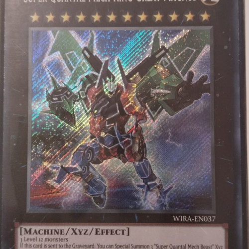Yu-Gi-Oh! Super Quantal Mech King Great Magnus near mint secret rare