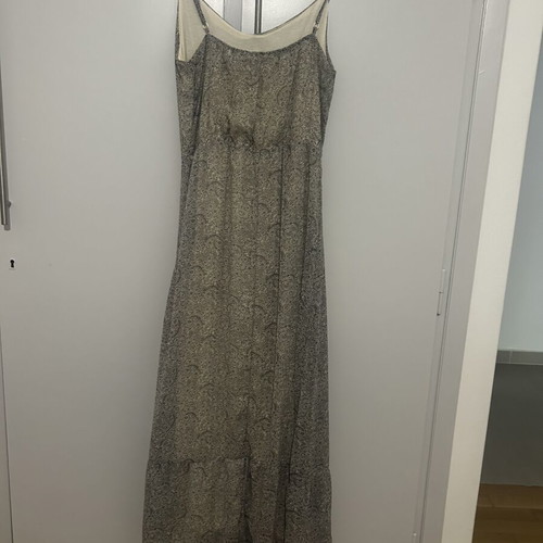 Esmara airy dress Medium with lining like new, grey beige