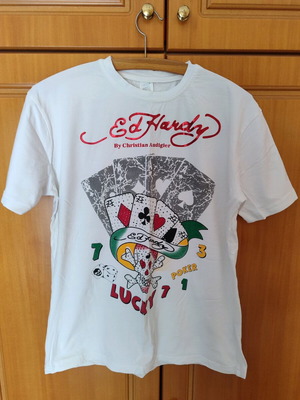 Ed Hardy Men's T-shirt new size M white