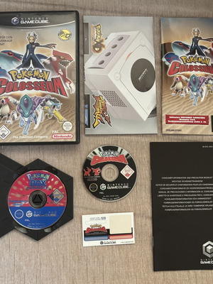Pokemon Colosseum Nintendo GameCube PAL used with Box Ruby & Sapphire