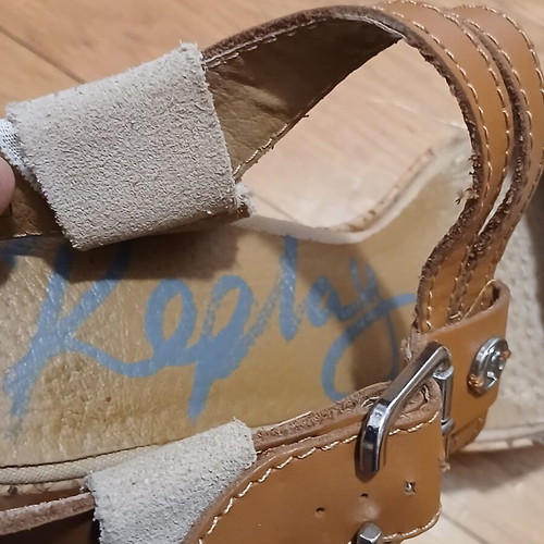 Replay women's platform sandals used, size 40, leather straps, cork sole