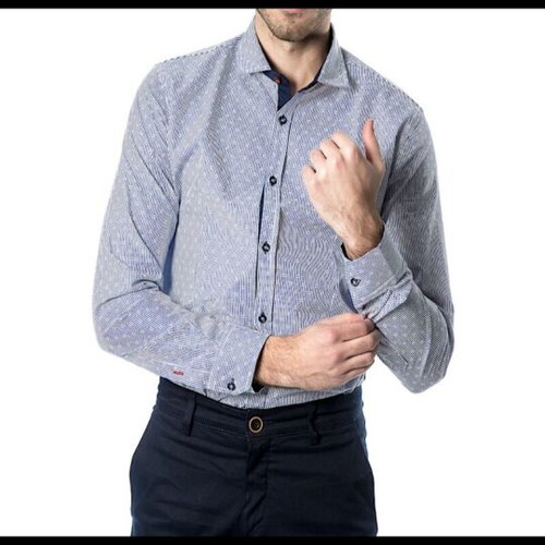 Men's blue dress shirt size M like new