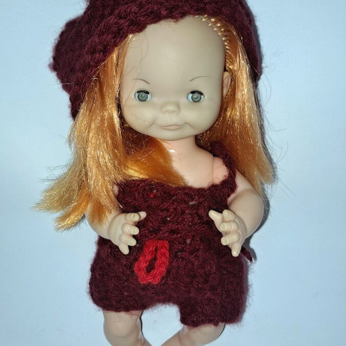 Vintage Bella doll with rare hair color like new