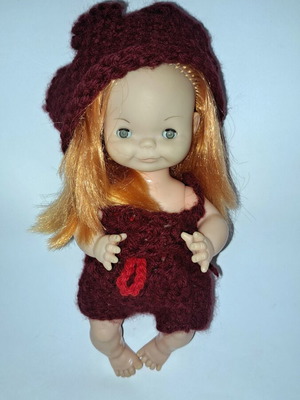 Vintage Bella doll with rare hair color like new