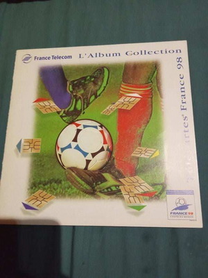 World Cup France '98 folder along with the 8 player cards of France